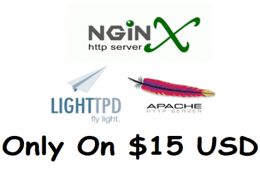 i will Setup Nginx,  Apache,  Lighttpd Webserver In Your Vps Server At Low Prize