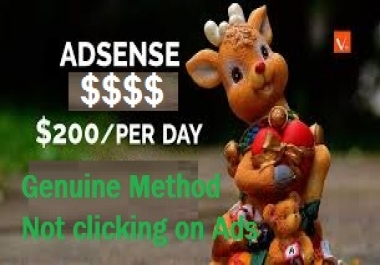 Show you how to make 20 to 200 dollars per day from Google Adsense