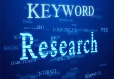 Provide You Manually 20 keywords Research