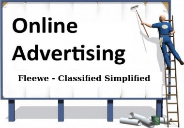 I will post 40 ads on high PR classified websites