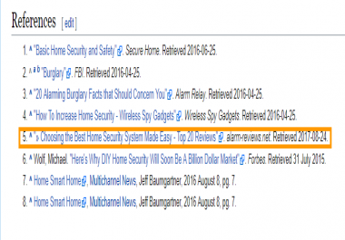 I'll create Wikipedia Link For Your Website or Blog