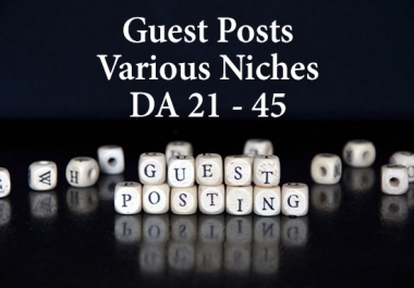 Guest Post on DA 21-45 site