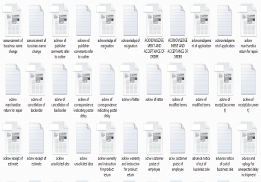 600 Business letters in DOC and txt format