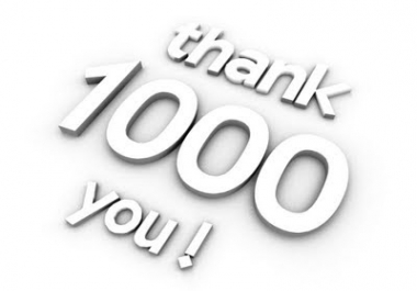 Real 1000 visitors for site