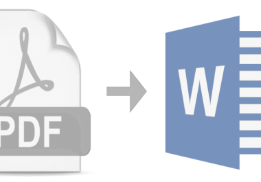 convert PDF to word and vice versa