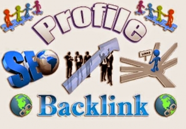 Will Create 100 PA and DA high authority profile backlink for your Site