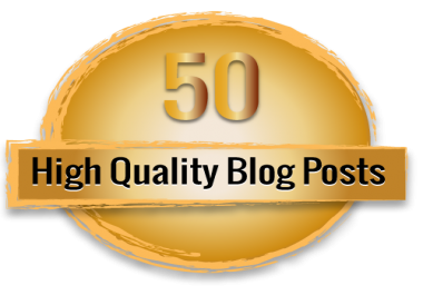 50 PBN Blog post - Quality Backlinks for web20 sites