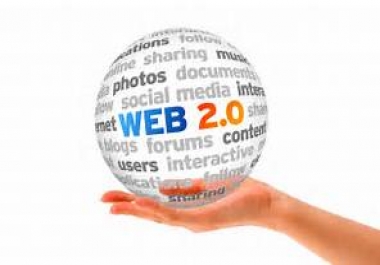 Create 25 High Quality PR10 to PR6 High DA Permanent Web2.0 Backlinks