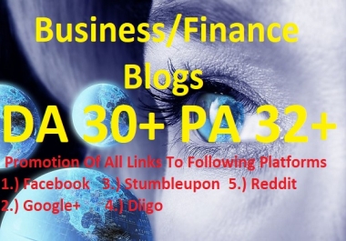 Post On My Quality Business Blogs