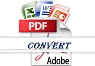 Convert Your PDF To editable Words,  Excel,  Power Point for presentation
