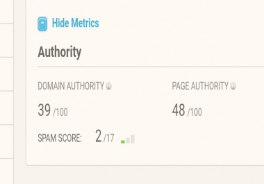 Backlink on 39DA 48PA WordPress niche blog