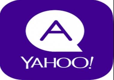 i can do 25 unique and long yahoo answer