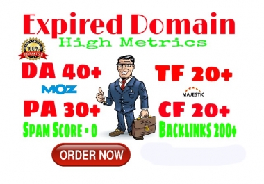 5 Expired Domain With High Metrics