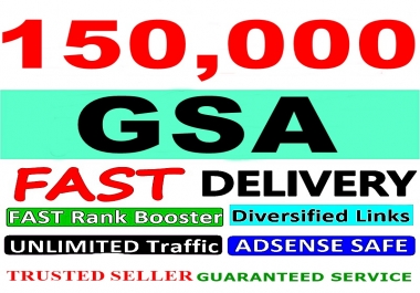 GSA SEO LINK 150,000 Verified GSA Backlink For Instant Ranking - Get To Google Page 1 Before 24 Days