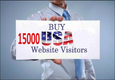 Get 15000 quality USA traffic to your website