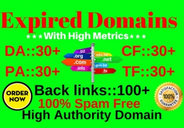 Best SEO Friendly Niche Base Expired Domains