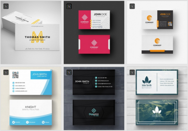 24 hrs Professional Business Card Design 2 Sides for 5