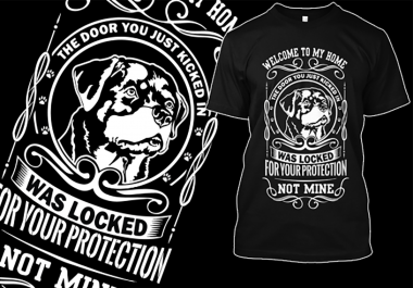 I'll Do Any Typography T-shirt,  Cartoon Design