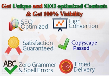 I am write 100 unique article