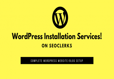 WordPress Installation Services on Seocheckout