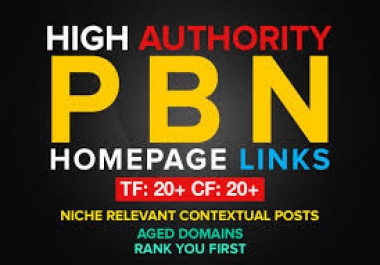 12 High PA DA TF CF Homepage PBN BACKLINKS TO SKYROCKET YOUR SERP