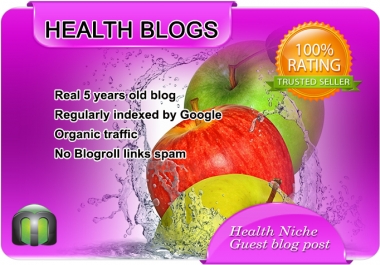 write and guest post on high quality health blog