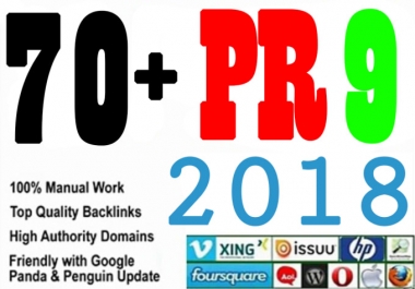 i am give you 70 high quality links pr 10