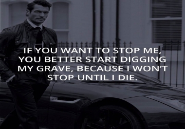 I will create 100 inspirational quotes images about Life with Your Logo