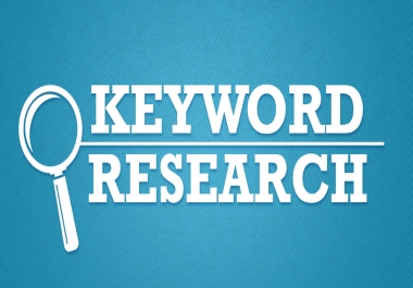 Research for 20 most profitable keywords in your niches