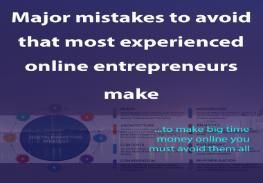 Am going to Train You On How To Avoid Online Major Mistakes That Most Entrepreneurs Make