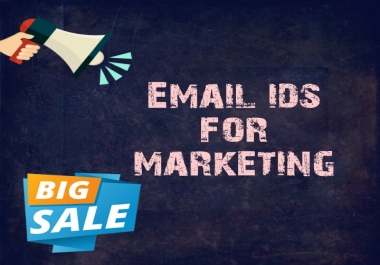 provide email database for mail marketing,  world wide available - 200 million ids