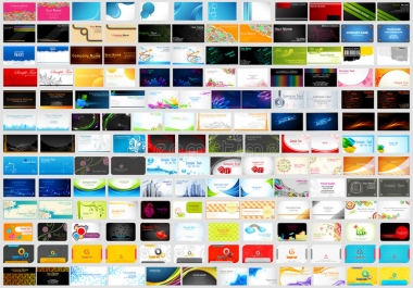 Provide a 2,500 plus visiting card collection