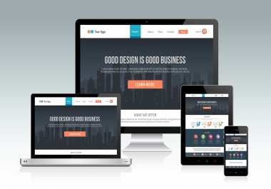 I build responsive wordpress website design and blog
