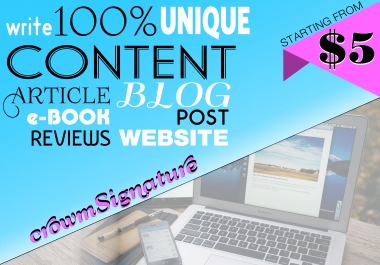 Write 500 - 1500 words ARTICLE,  CONTENT,  COPYWRITE for your Blog/SITE/PRODUCT& SERVICE