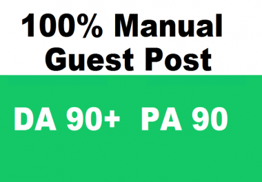 10 Guest Post Dofollow backlink on DA 90 Site