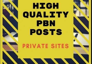 Create 12 Homepage High Quality Pbn Posts With High Metrcis