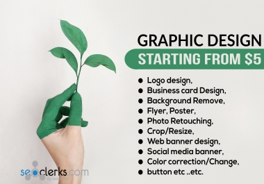 Do All Kind Of Graphic Design Within Few Hours