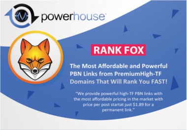 10 Permanent PREMIUM PBN links up to 30 TF and 40 DA - Rank Fox