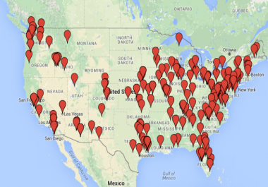 Create 300 Google Point Map Citations