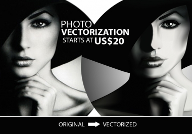 Retracing of image into vector