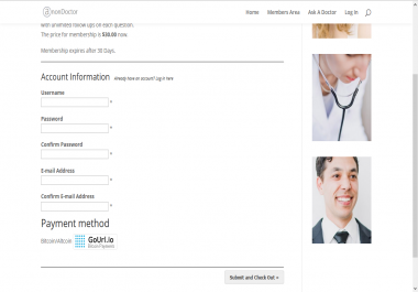 1 Page WordPress Website Responsive & Professional