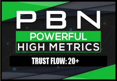 10 Do Follow TF CF 20+ PBN Backlinks