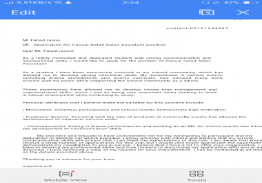 creative writing or article writing