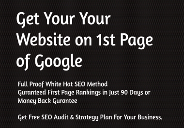 White Label SEO Services - Get Your Website on First Page of Google