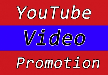 YouTube Video Promotion with Improve Seo Raniking Marketing