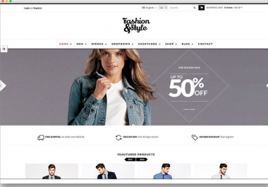 Create Ecommerce Website