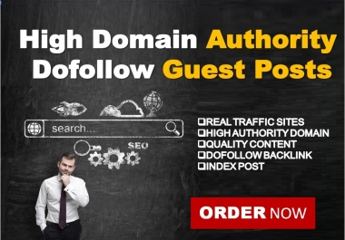 Create 10 Guest Post In High Quality Dofollow Sites