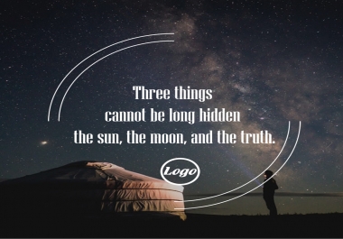 Design 20 Image Social Media Quotes With Your Logo