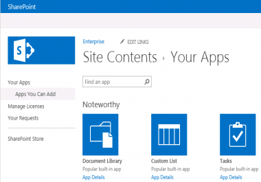 Create List, Forms,  Custom Development,  SharePoint