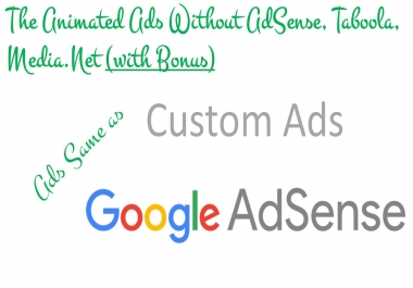 Create Clickable and Animated Banner Ads for You Same as Google AdSense